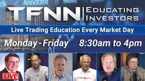 TFNN airs live trading news and education every trading day, 9am - 5pm EST Monday through Friday at https://www.youtube.com/user/tfnncorp/live Join